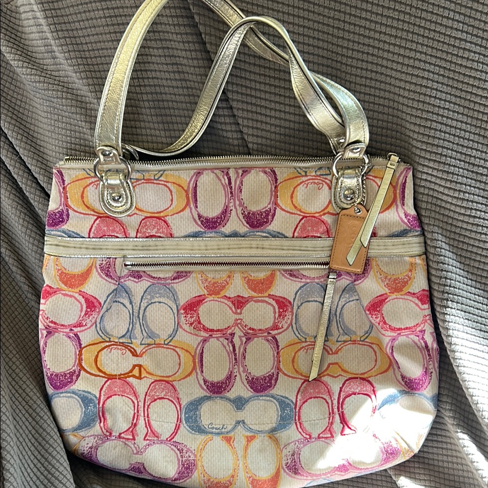 Coach Colorful Patterned Women's Bag